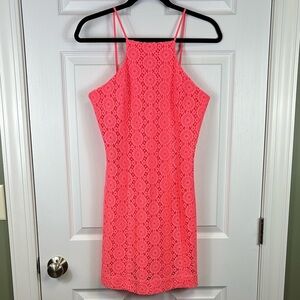 Lilly Pulitzer Pink Lace Dress